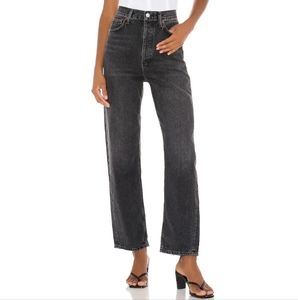 AGOLDE 90's Mid Rise Loose Jeans in Photogram Size 26